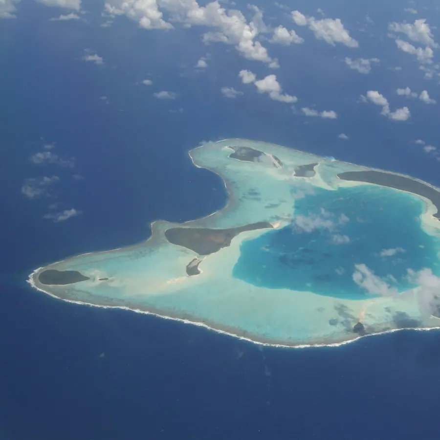 Coral atolls — visual reference