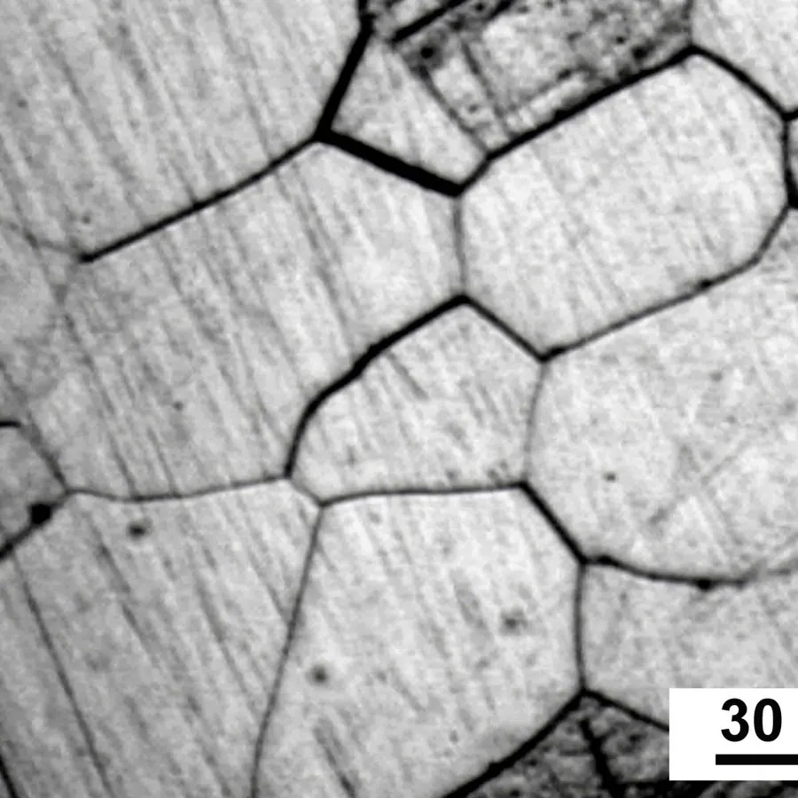 Crystal grain boundaries — visual reference