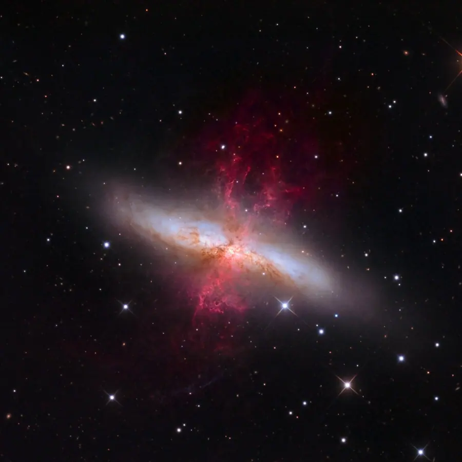 Galactic winds — visual reference