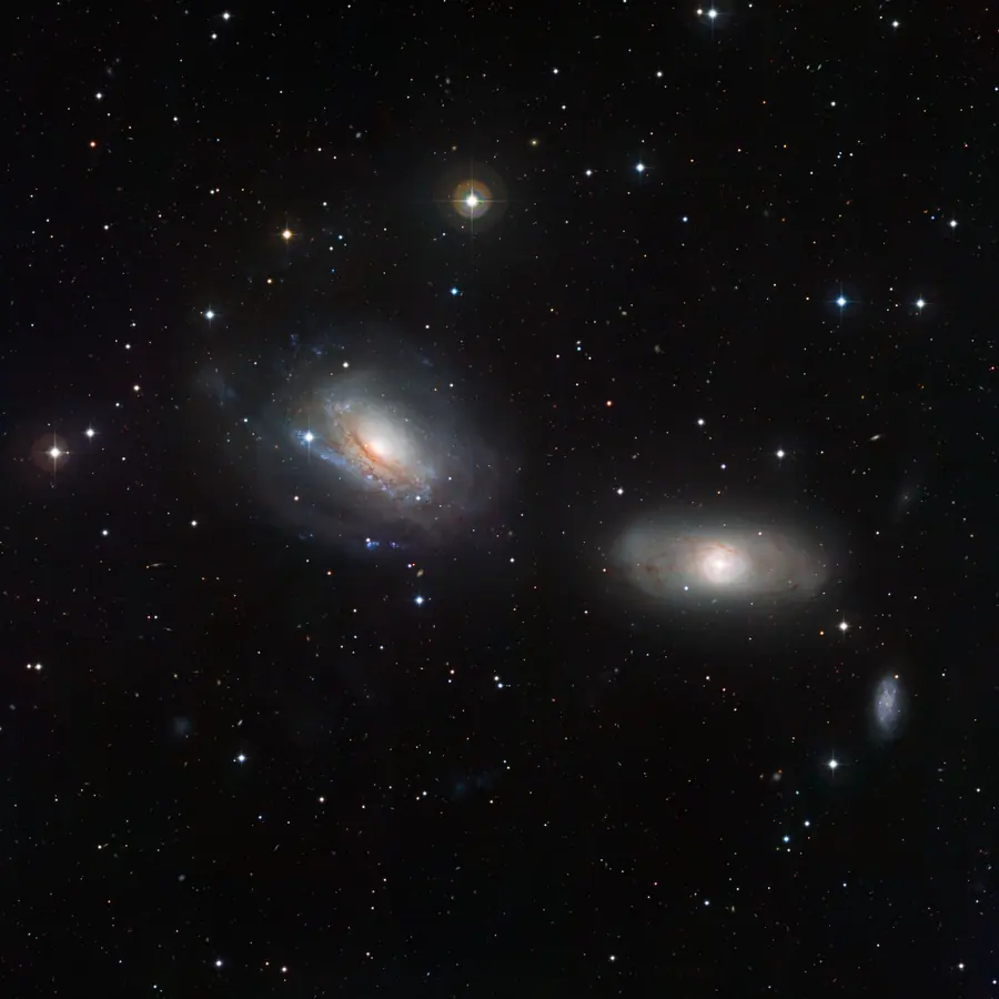 Galaxy collision shells — visual reference