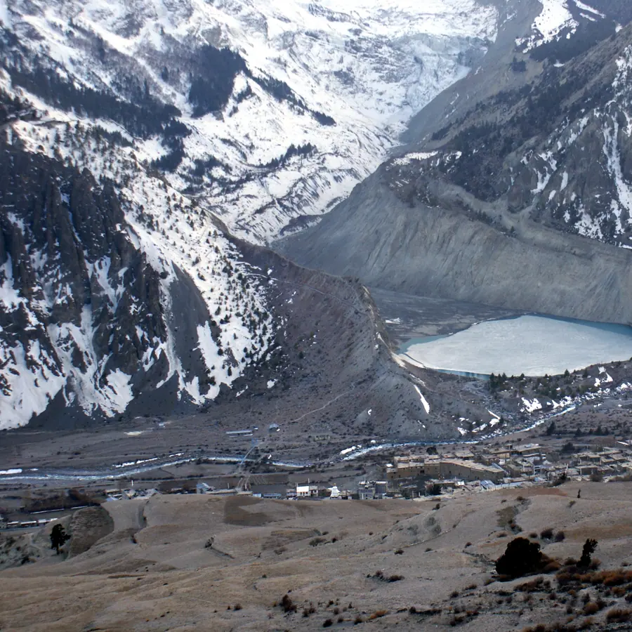 Moraine rings — visual reference