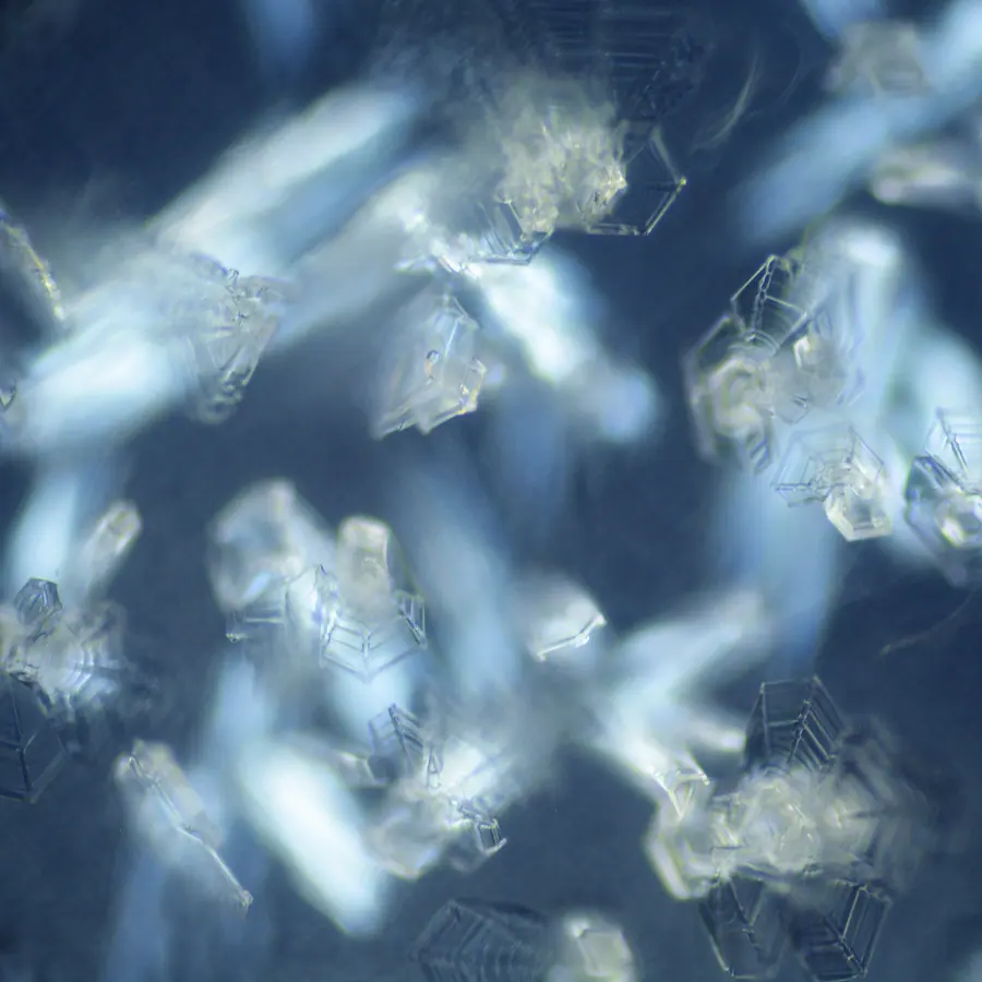 Ice crystal layers — visual reference