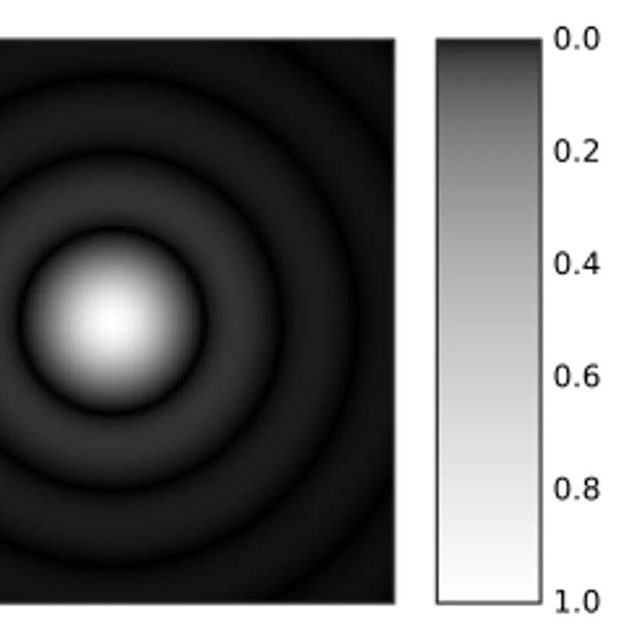 Optical diffraction rings — visual reference