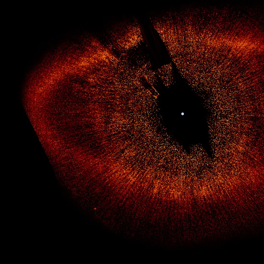 Dust rings in planetary systems — visual reference