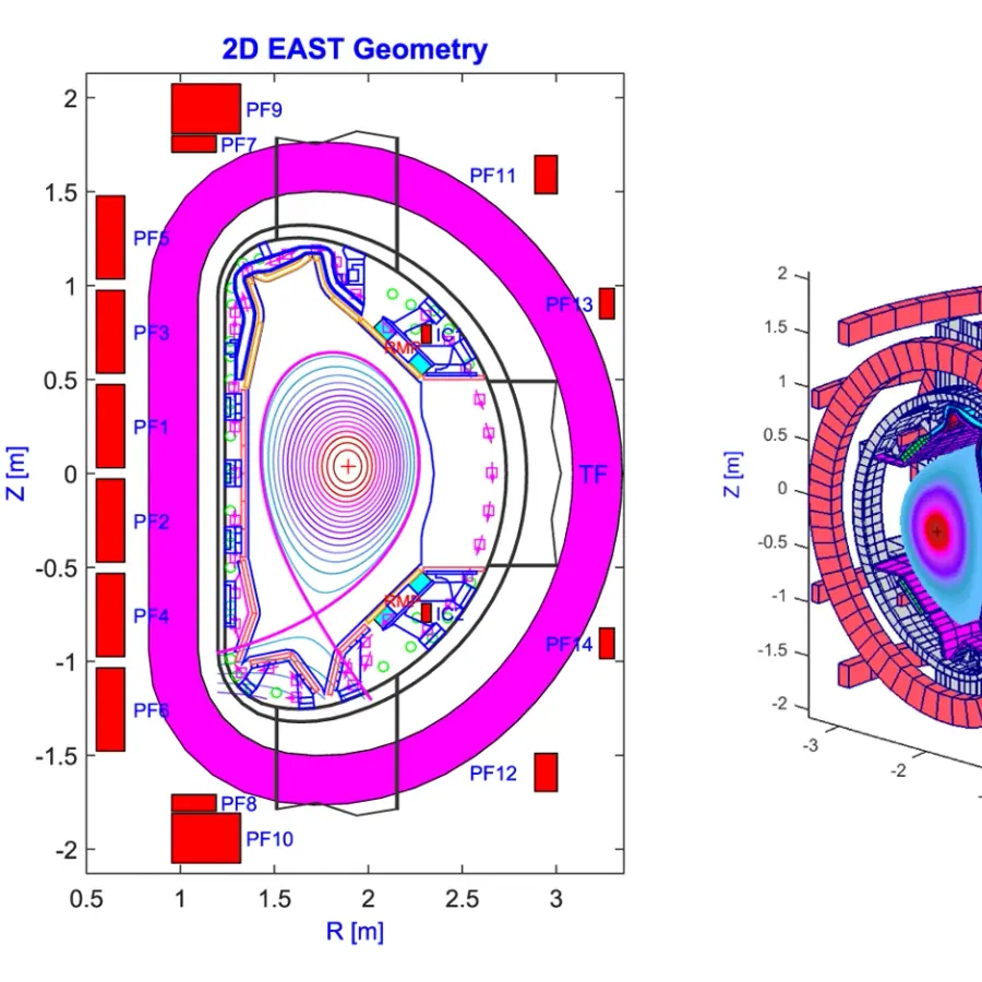 Tokamak plasma cross-sections — visual reference