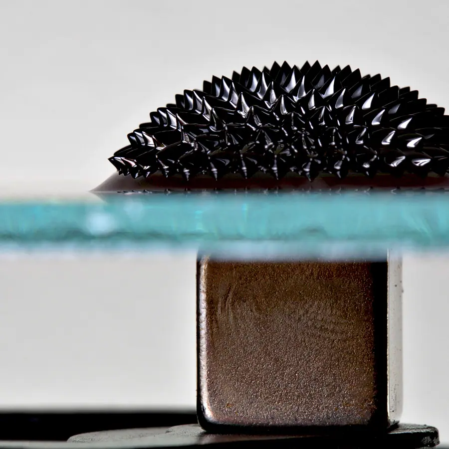 Ferrofluid spike fields — visual reference