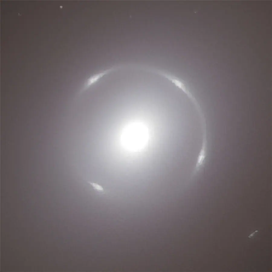 Einstein rings — visual reference