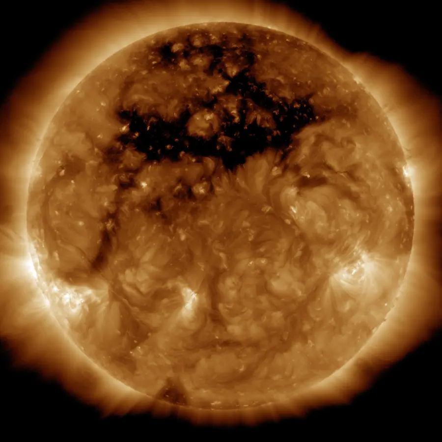 Coronal holes — visual reference