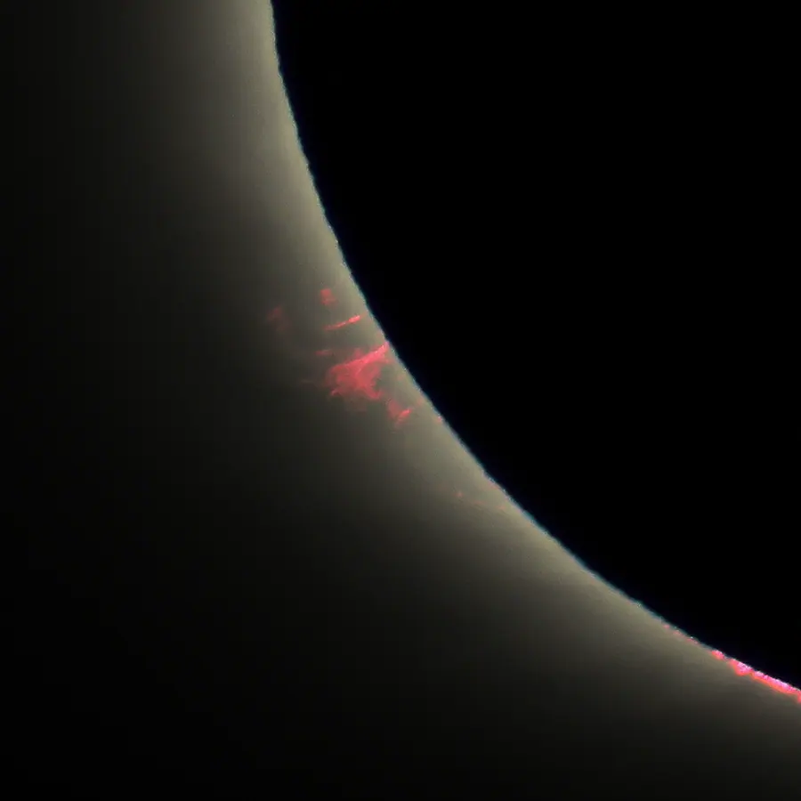 Prominence rings — visual reference